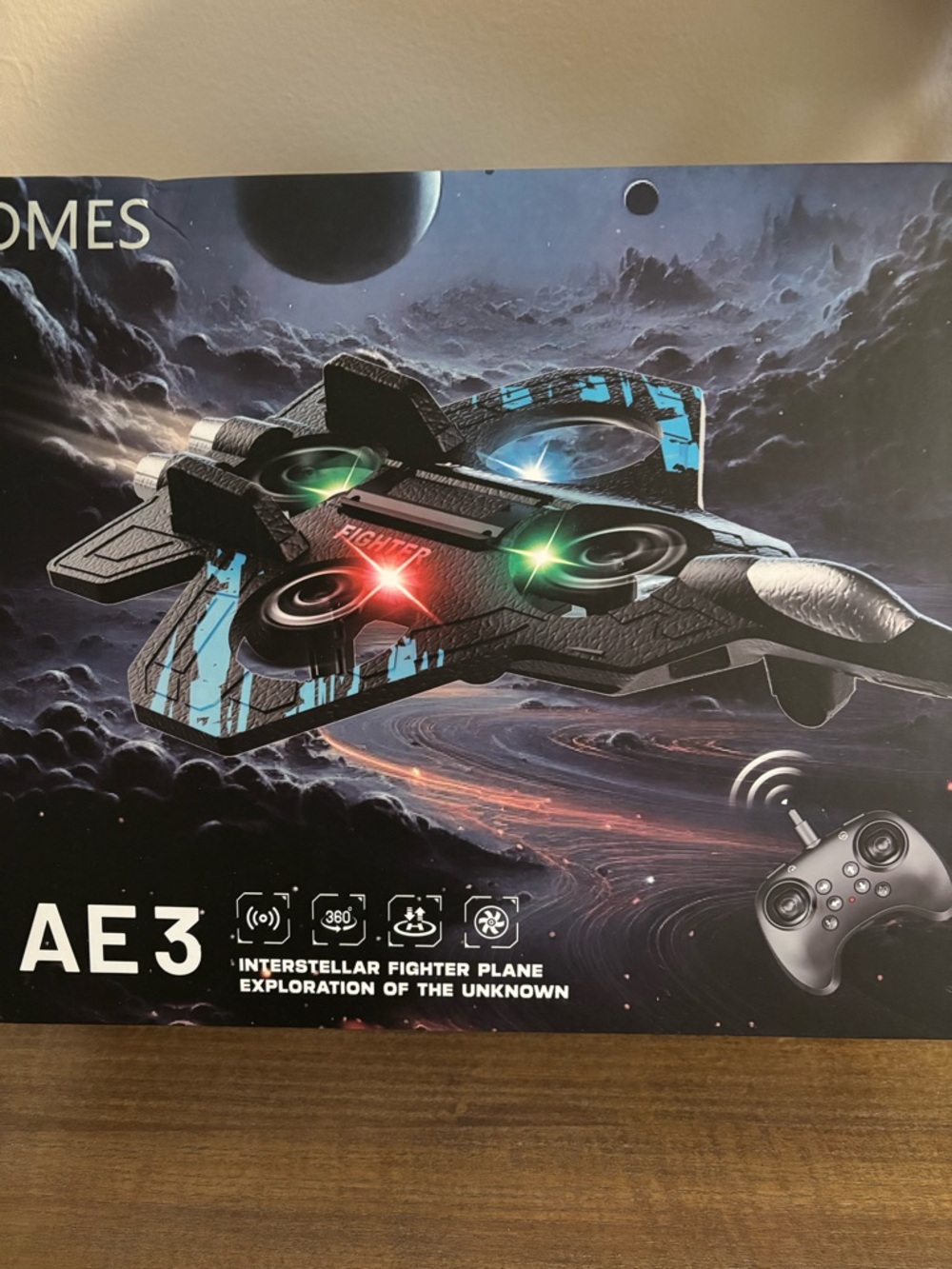 DMES AE3 Drone  Interstellar Fighter Plane NIB